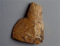 藏品(甲骨殘片)的圖片