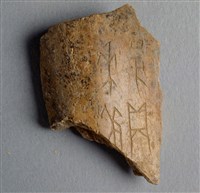 藏品(甲骨殘片)的圖片