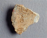藏品(甲骨殘片)的圖片