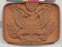 藏品(美國國徽木盤)的圖片