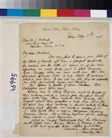 藏品(詹天佑自北平致諾斯洛普夫人函(1906.05.03))的圖片