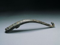 藏品(錯金銀嵌綠松石帶鉤)的圖片