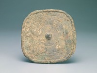 藏品(亞字形花葉紋鏡)的圖片