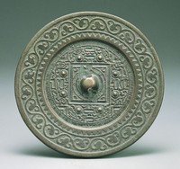 藏品(仿漢規矩紋鏡)的圖片