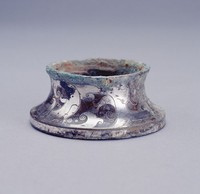 藏品(漆豆銅錯銀圈足)的圖片