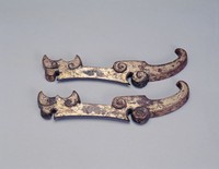 藏品(銅錯金銀龍形飾)的圖片