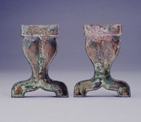 藏品(銅鎏金漆案飾件)的圖片