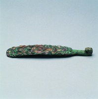 藏品(鎏金獸面紋螭龍帶鉤)的圖片