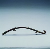 藏品(竹節紋螭龍帶鉤)的圖片