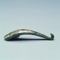 藏品(錯金銀幾何紋螭龍帶鉤)的圖片