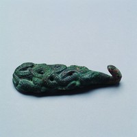 藏品(螭龍銅帶鉤)的圖片