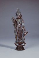 藏品(銅鎏金觀音菩薩立像)的圖片