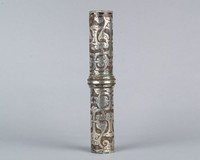 藏品(錯銀銅管飾)的圖片