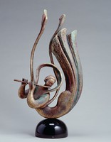 藏品(銅雕「橫笛飛天」)的圖片