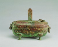 藏品(錯金銅油燈)的圖片