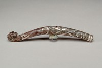 藏品(獸首錯銀帶鉤)的圖片