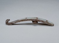 藏品(獸首鎏銀嵌玉帶鉤)的圖片