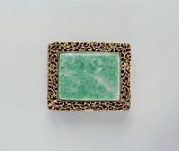 藏品(銅鎏金鑲翡翠帶扣)的圖片