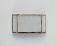 藏品(銅鎏金鑲白玉帶扣)的圖片