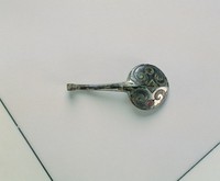 藏品(壽首匙形鎏銀帶鉤)的圖片