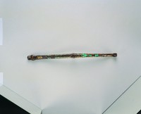 藏品(獸首鎏金嵌綠松石帶鉤)的圖片