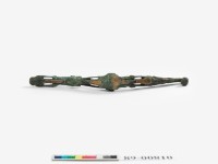 藏品(獸首錯金鏤空鶚形紋帶鉤)的圖片