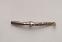 藏品(獸首錯金銀渦紋帶鉤)的圖片