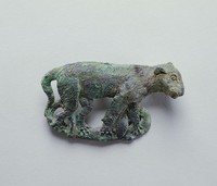 藏品(古滇國虎形扣飾)的圖片