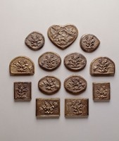 藏品(鎏金花鳥紋帶飾一組)的圖片