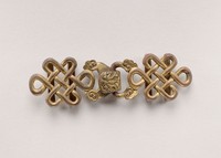 藏品(鎏金龍首如意紋銅帶扣)的圖片