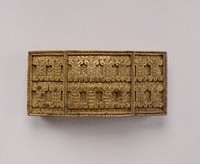 藏品(鎏金壽字銅帶扣)的圖片