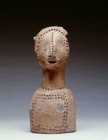 藏品(非洲銅雕人像)的圖片