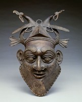 藏品(非洲銅面具)的圖片