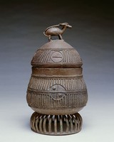 藏品(非洲銅蓋罐)的圖片