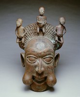 藏品(非洲銅面具)的圖片