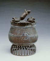 藏品(非洲銅蓋簍)的圖片