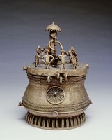 藏品(非洲銅蓋罐)的圖片