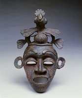 藏品(非洲銅面具)的圖片