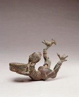 藏品(飛天銅油盞)的圖片