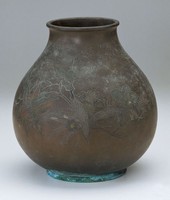 藏品(銅製罐形花器)的圖片