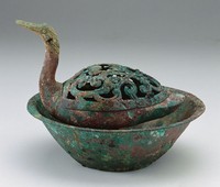 藏品(青銅雁形薰爐)的圖片