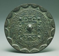 藏品(四乳草葉紋鏡)的圖片