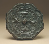 藏品(四禽鳥繞花枝紋鏡)的圖片