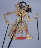 藏品(印尼民間紙質黑臉神像)的圖片