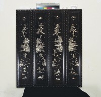 藏品(螺鈿山水人物屏風)的圖片