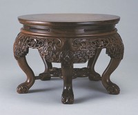 藏品(紅木雕古玩架)的圖片