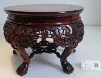 藏品(紅木雕古玩架)的圖片