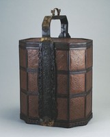 藏品(三層方形竹籃)的圖片