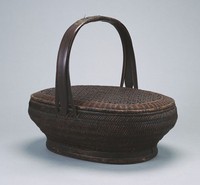 藏品(橢圓形竹籃)的圖片