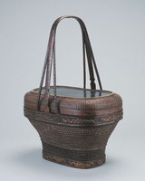 藏品(橢圓形竹籃)的圖片